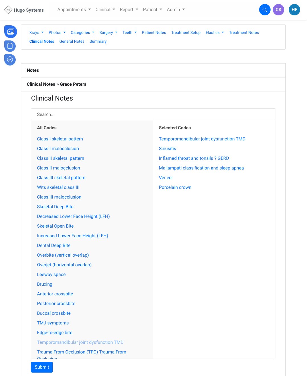 clinical-notes-selection