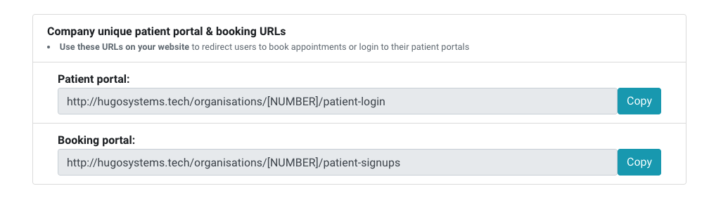 patient-and-booking-portal